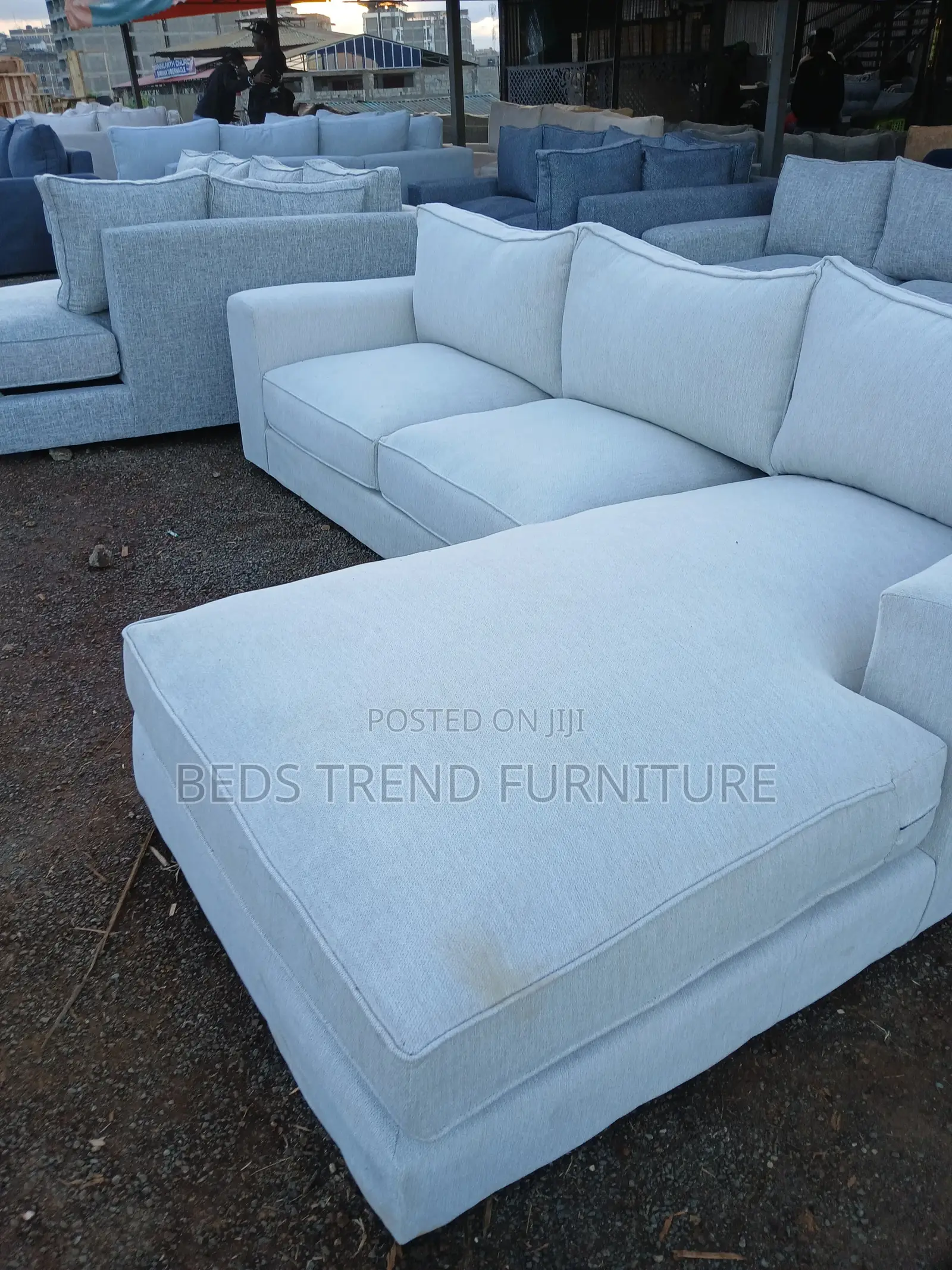 Charismatic Warm 6 Seater L Sofa