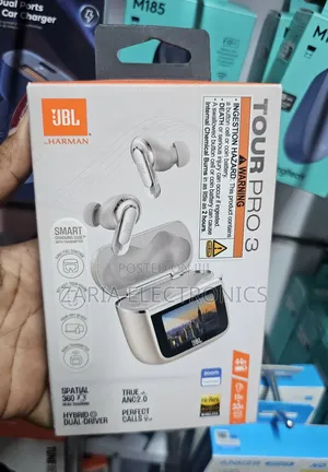 Jbl Tour Pro 3 Earbuds,With Noise Cancelation,44hrs Battery Life