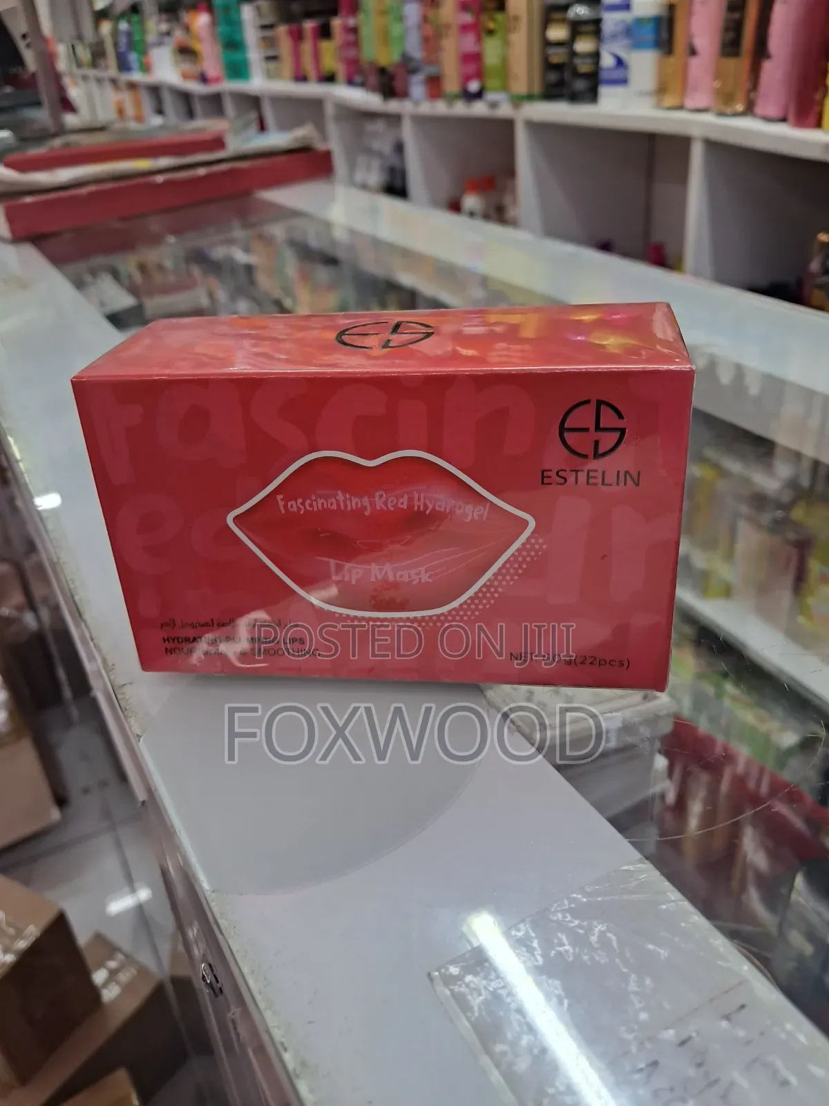 Red Hydrogel Lip Mask 22pcs