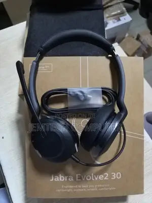 Jabra Evolve 30 Ii Usb-C Wired Stereo Headset With Noise‐Canceling Mic