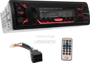 Generic Detachable Bluetooth Car Radio With Fm, Usb, Aux