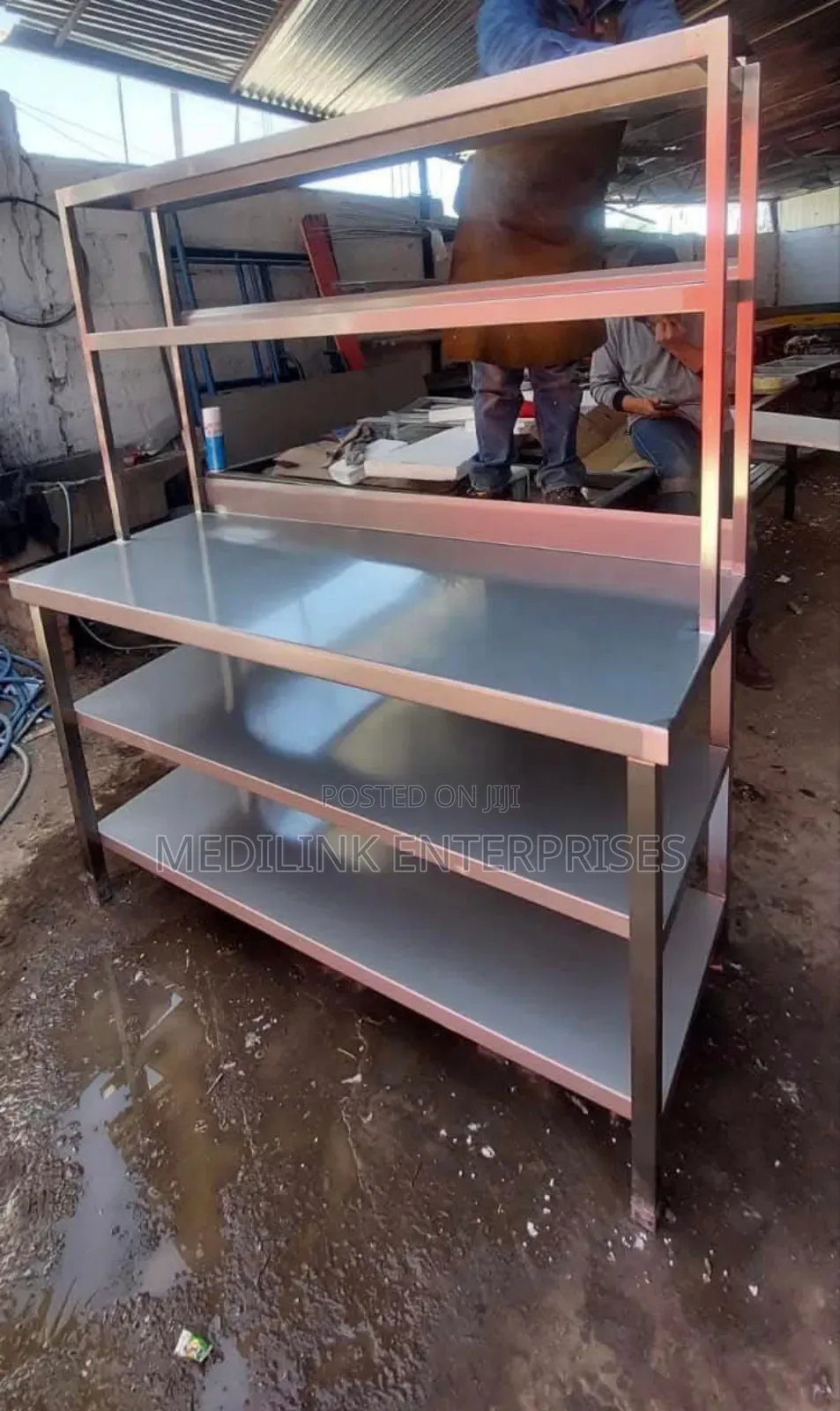 Stainless Ss304 Customized Triple Shelved Hotpass