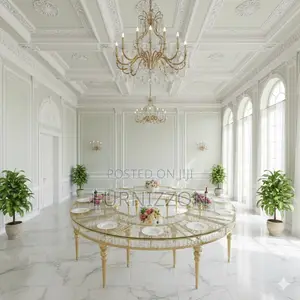 Stainless Steel Round Wedding Dining Table