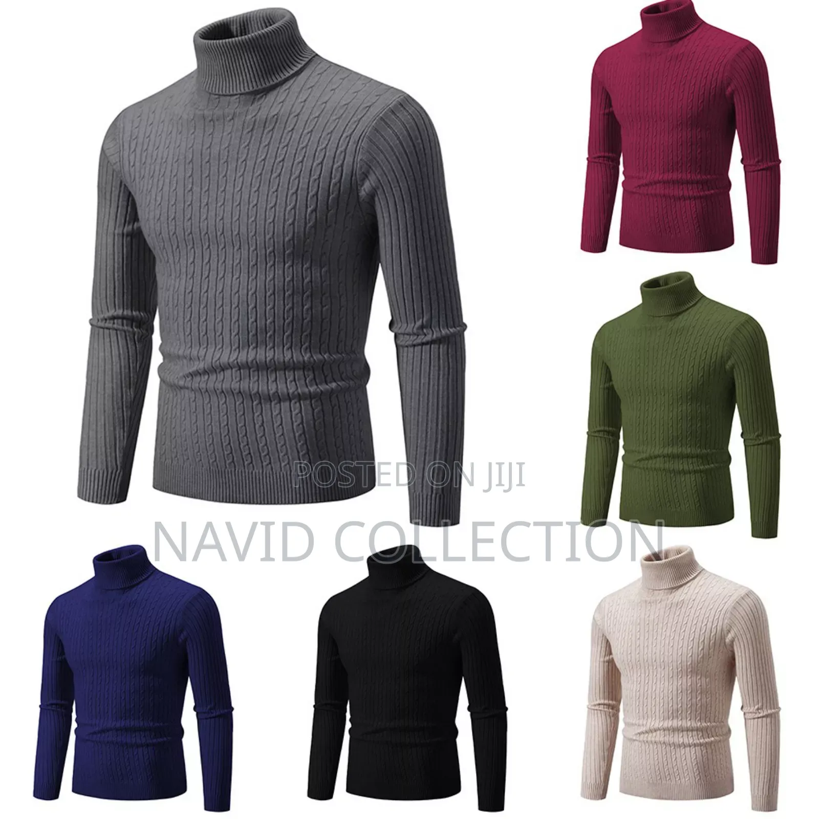 Multicoloured Turtle Necks