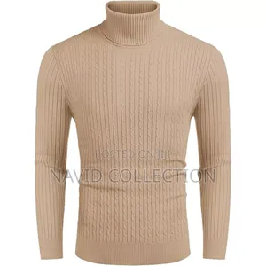 Beige Turtle Neck