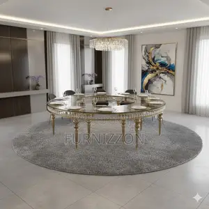 Durable Stainless Round Table for Weddings