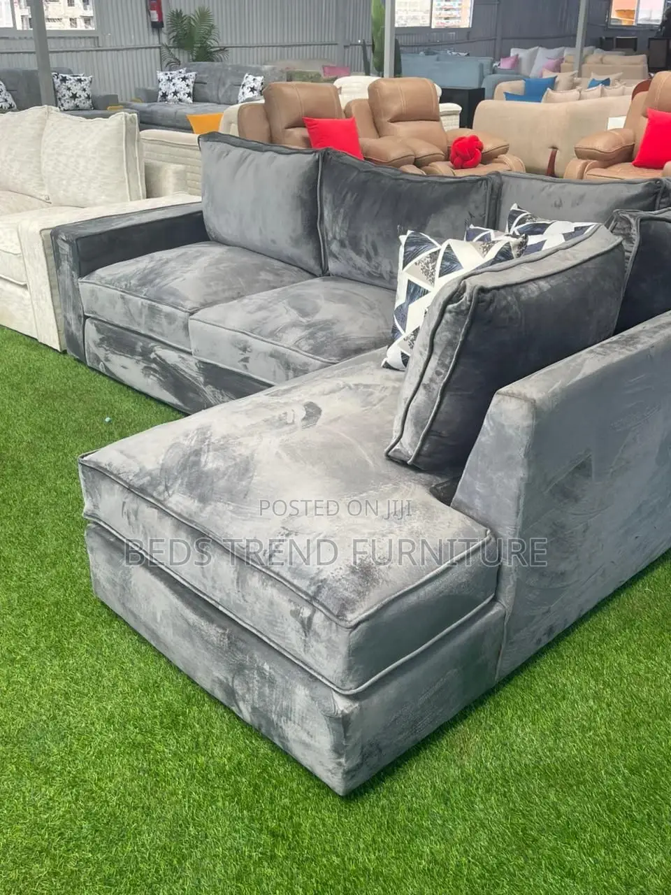 Dreamy Hot 6 Seater L Sofa