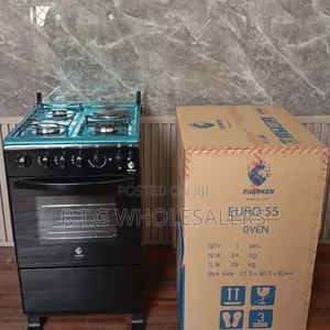 50×55 Euroken Standing Cooker 3+1 + Electric Oven