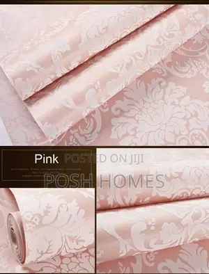 Pink Floral Wall Appeal Wallpapers