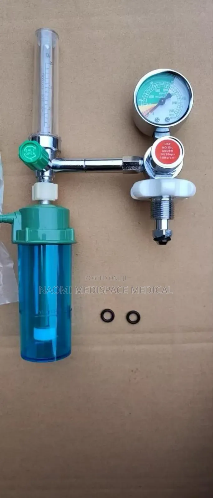 Top Oxygen Regulator Complete With Flowmeter