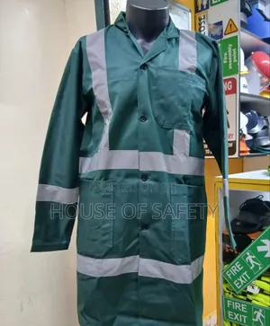 Twill Green Reflect Coats Full Body