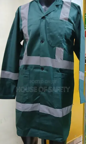Twill Green Reflect Coats Full Body