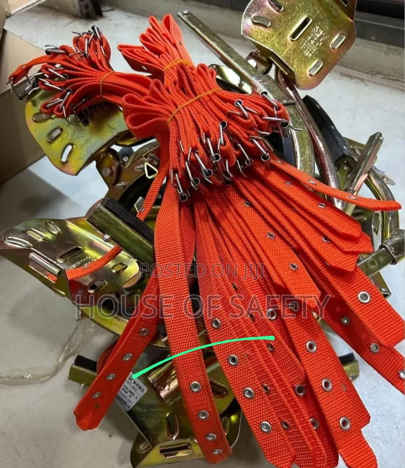 Red Straps and Climbers Together