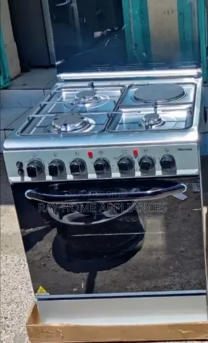 Hisense Cooker 60x60cm 3g Jet Valve 1plate With Gas Sensor Rotisserie
