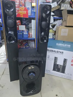 Globalstar Gs-601 2.1ch Tall Boy Multimedia Speaker System