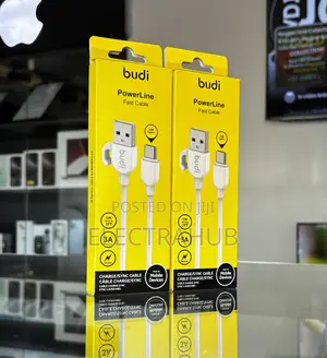 Budi 1m 3a Fast Charging Cable Brand New Sealed