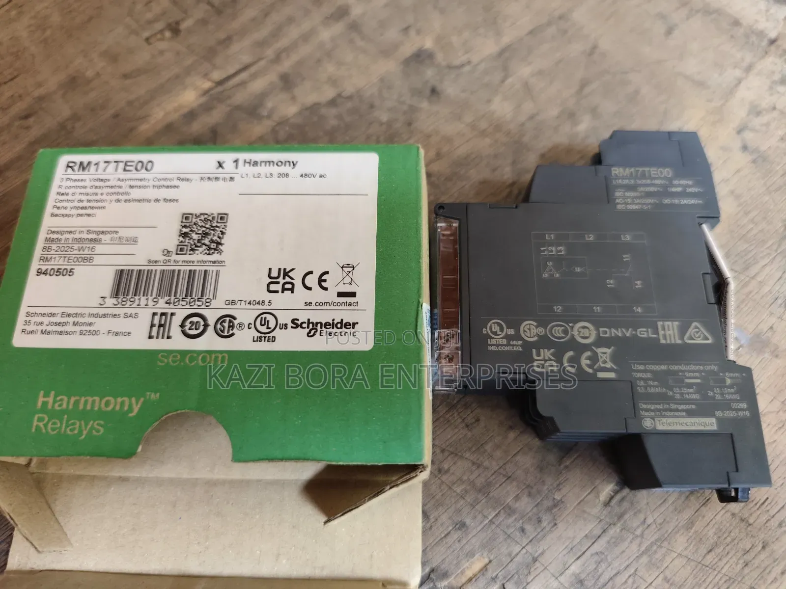 Schneider Electric Rm17te00 Phase Failure Relay