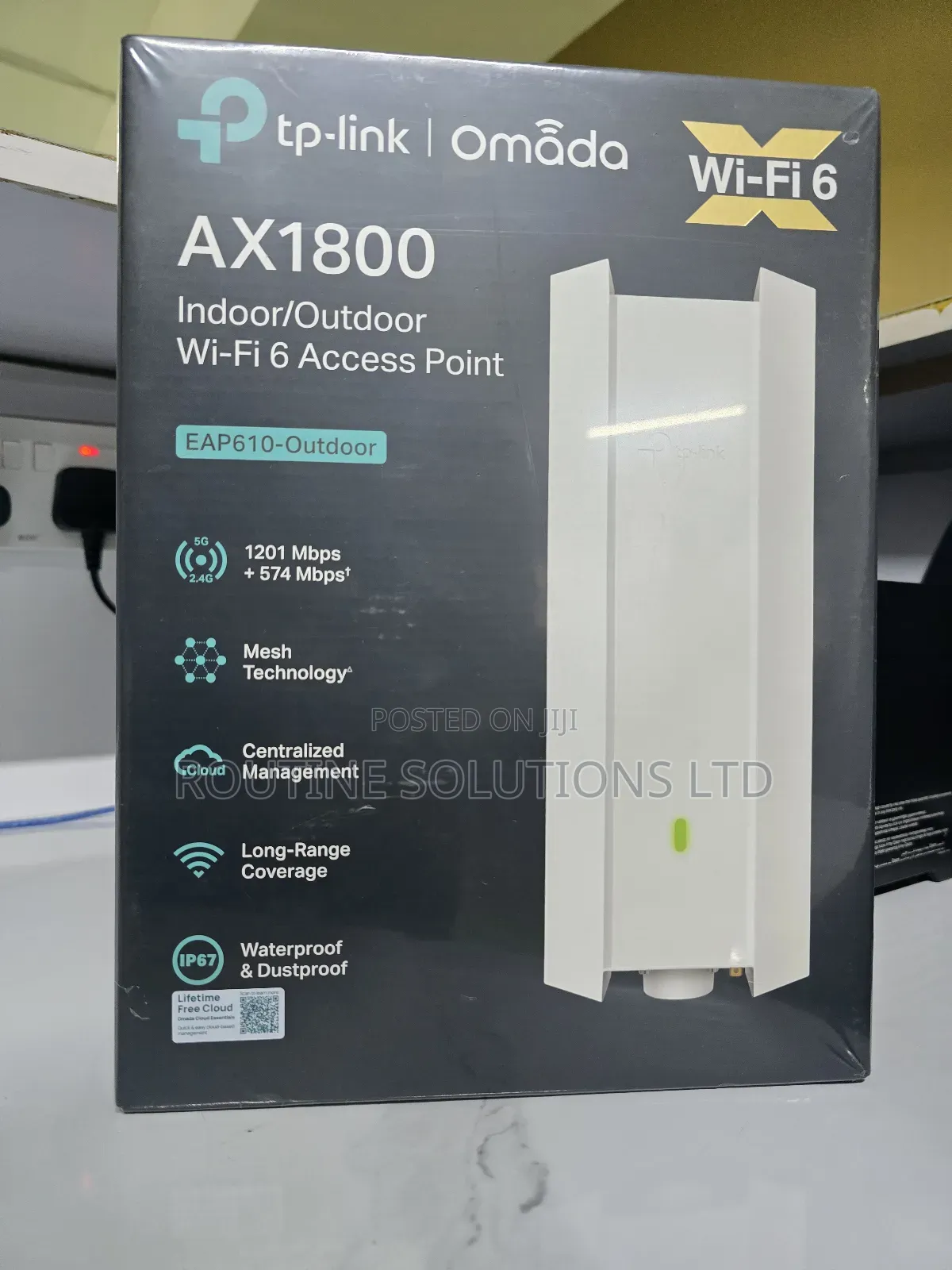 Tplink Ax1800 Indoor / Outdoor Wifi 6 Access Point Eap610