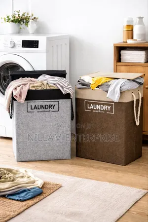 Foldable Laundry Basket With Lid*
