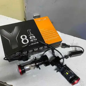 Plug-and-Play Automobile-Y7d Y8 H4led Headlights Car H4 Mini Projector
