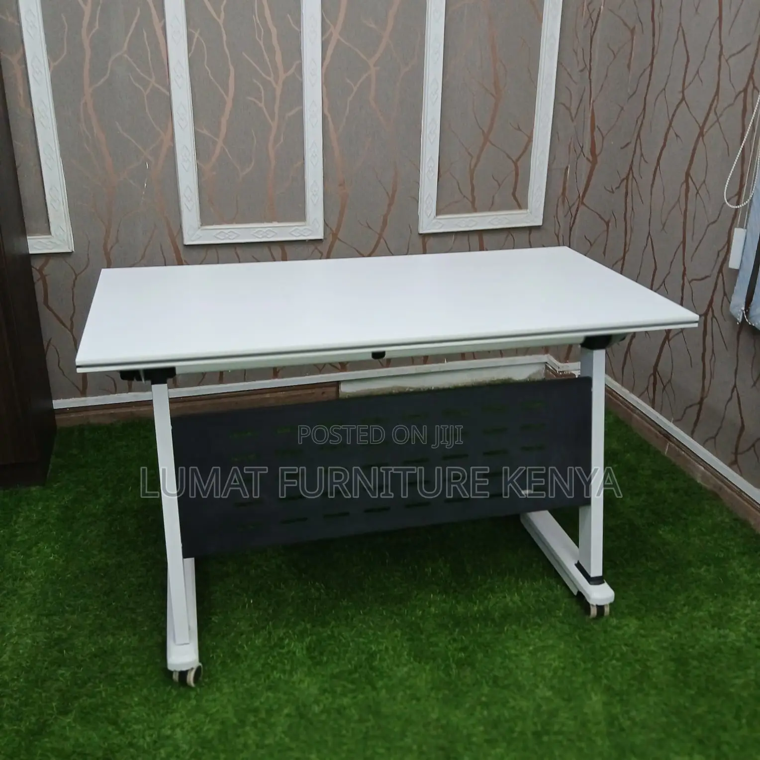 Space-Saving Folding Training Desk