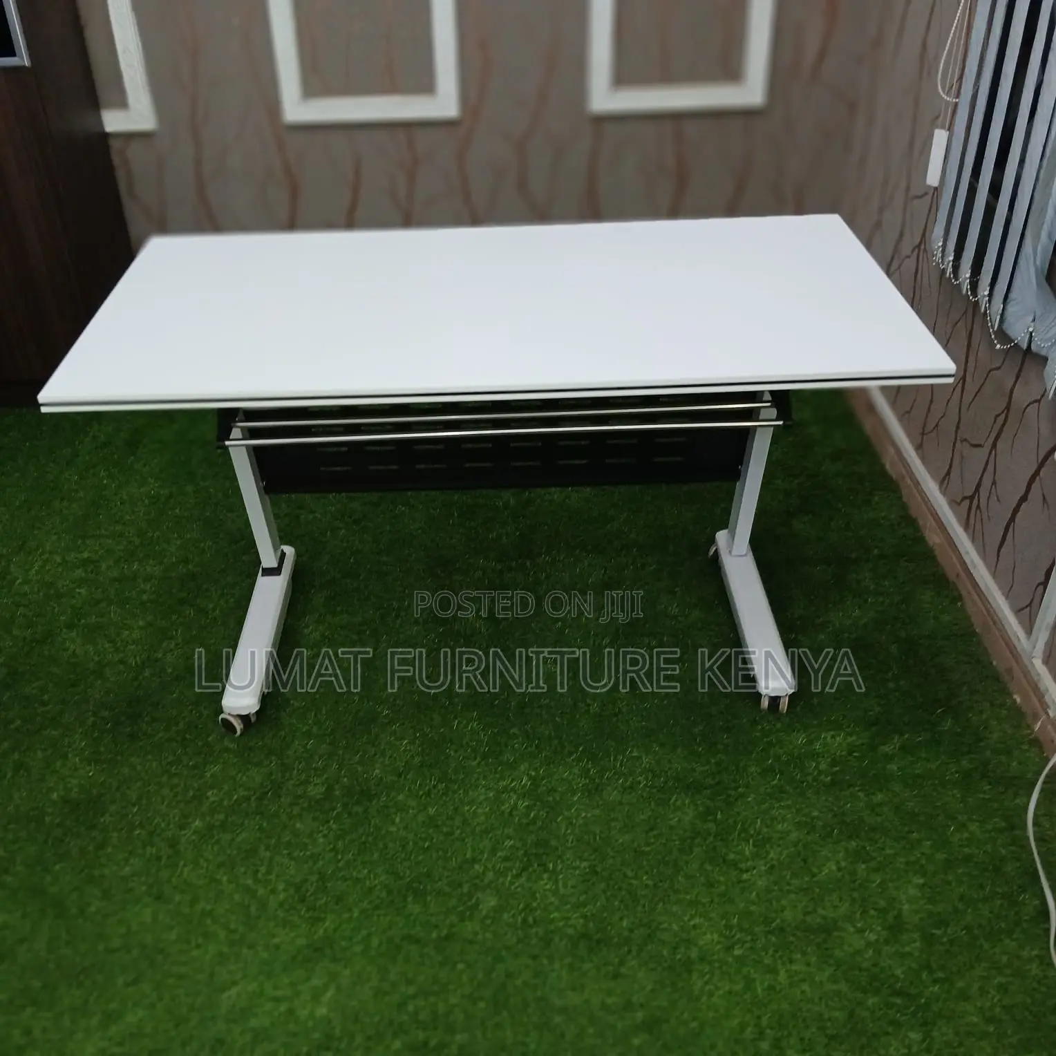 Space-Saving Folding Training Desk