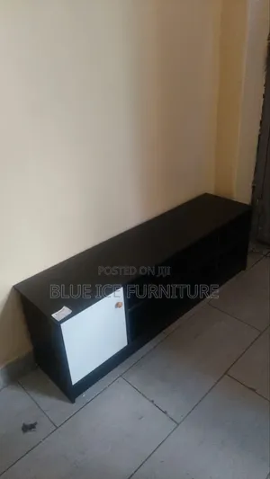 Black Wooden Tv Stand