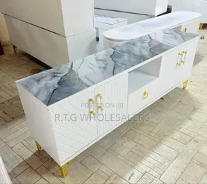 5.5 FTS Executive Tv Stand With Marble Sheet Top