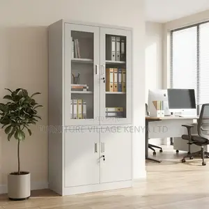 Office Cabinet; 2-door Lockable Filing Office Cabinet