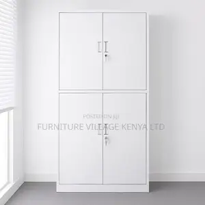 Office Cabinet; 4 Doors Lockable Office File Storage Cabinet