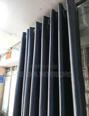 Dark Grey Block Out Curtains Curtains Environmental Friendly Justice