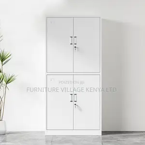 Office Cabinet; 4 Doors Lockable Office File Storage Cabinet