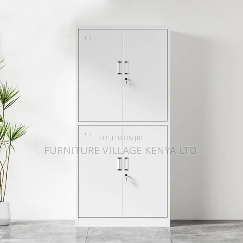 Office Cabinet; 4 Doors Lockable Office File Storage Cabinet