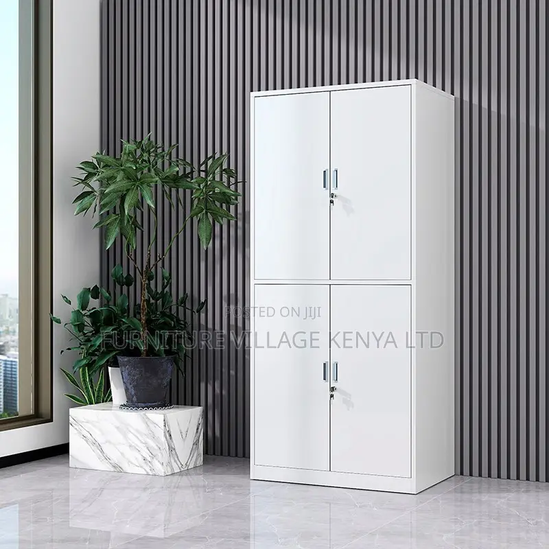 Office Cabinet; 4 Doors Lockable Office File Storage Cabinet