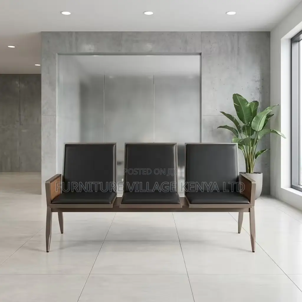 Waiting Bench; 3-link Heavy Duty Office Waiting Bench