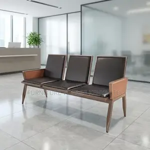 Waiting Bench; 3-link Heavy Duty Office Waiting Bench