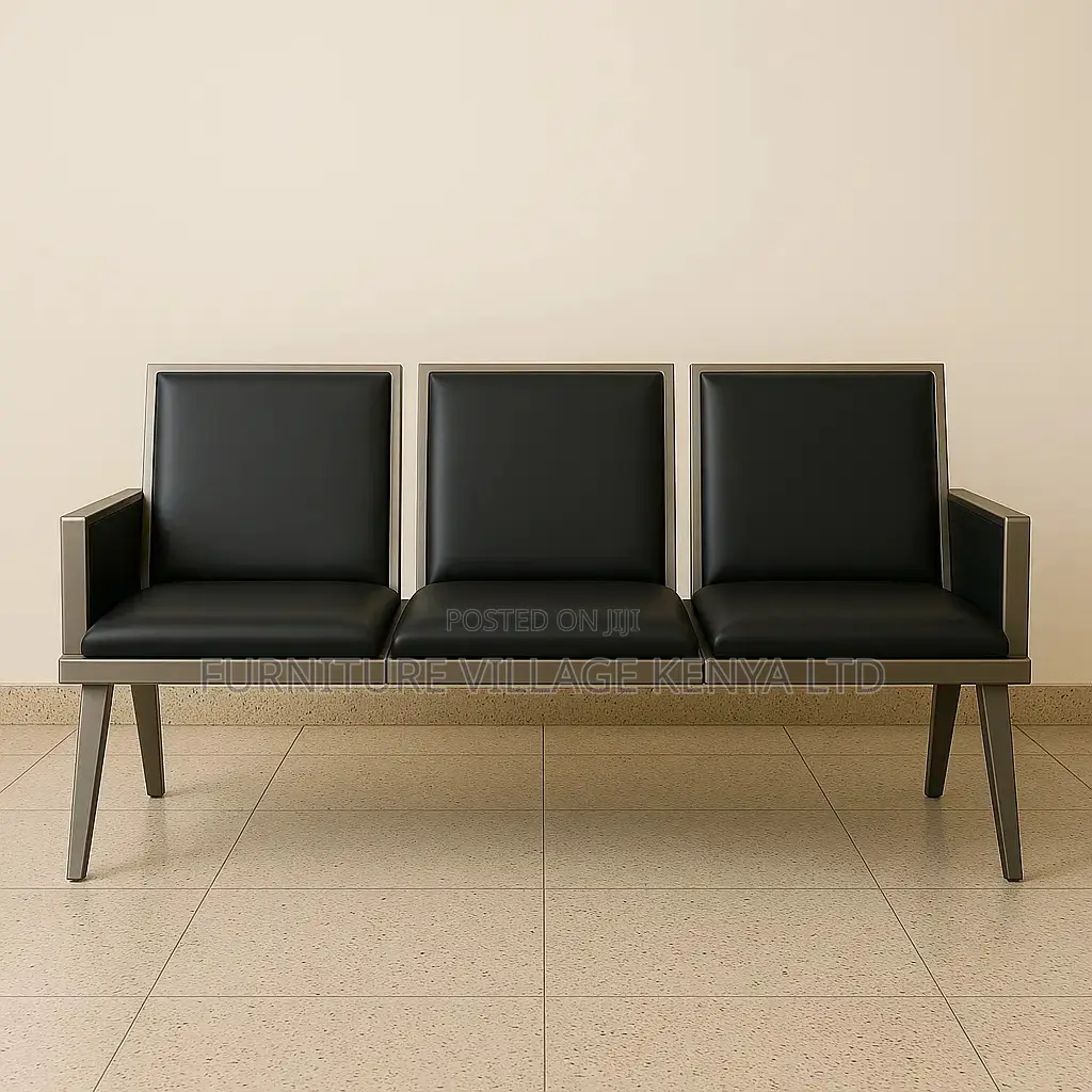 Waiting Bench; 3-link Heavy Duty Office Waiting Bench