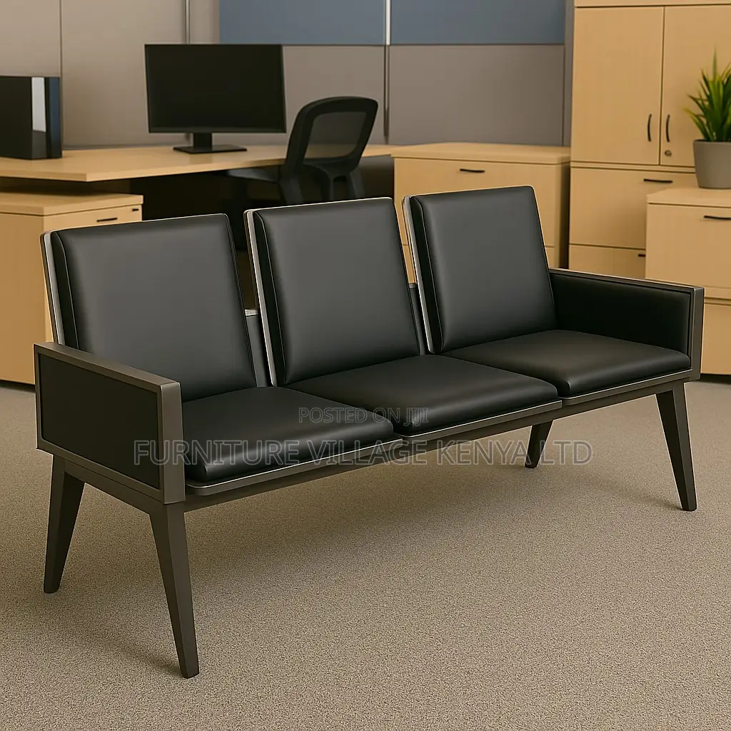 Waiting Bench; 3-link Heavy Duty Office Waiting Bench