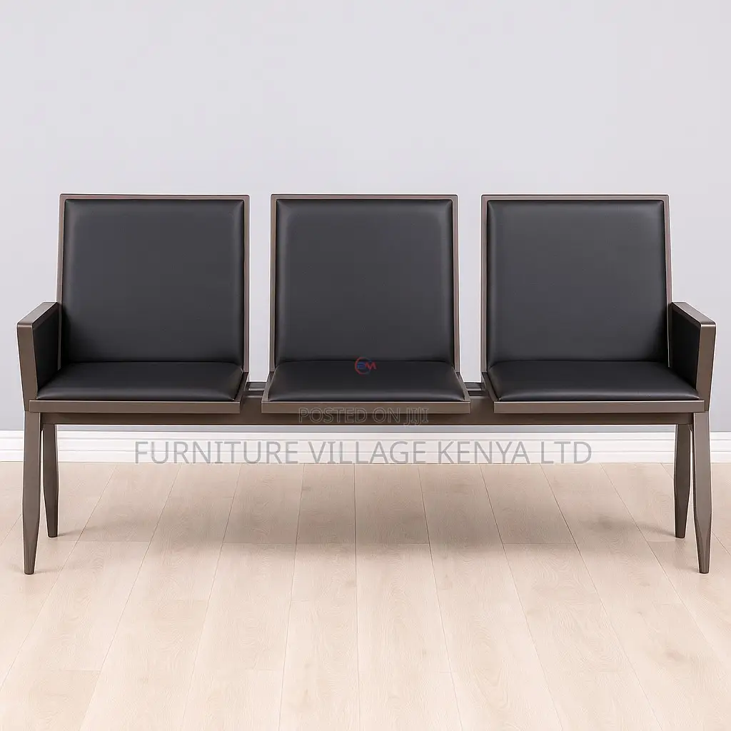 Waiting Bench; 3-link Heavy Duty Office Waiting Bench