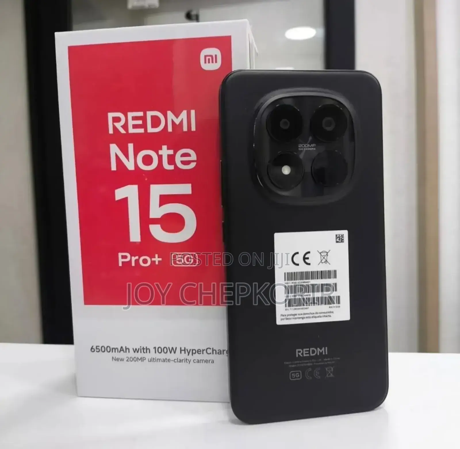 New Xiaomi Redmi Note 15 Pro+ 512 GB Black