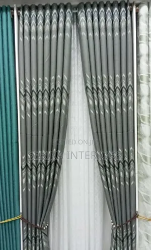 Grey Window Curtains Window Curtains Environmental Friendly Justice
