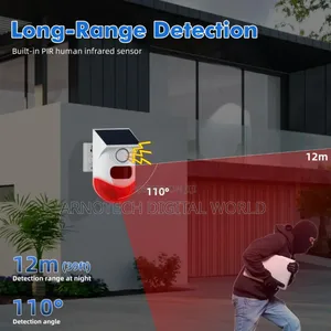 Infrared Sensor Pir Motion Sensor Remote Controlled Security Alarm