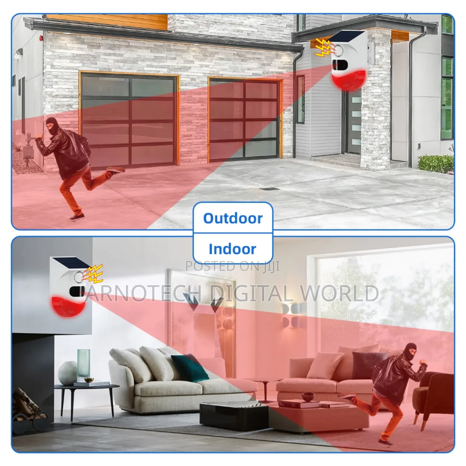 Infrared Sensor Pir Motion Sensor Remote Controlled Security Alarm