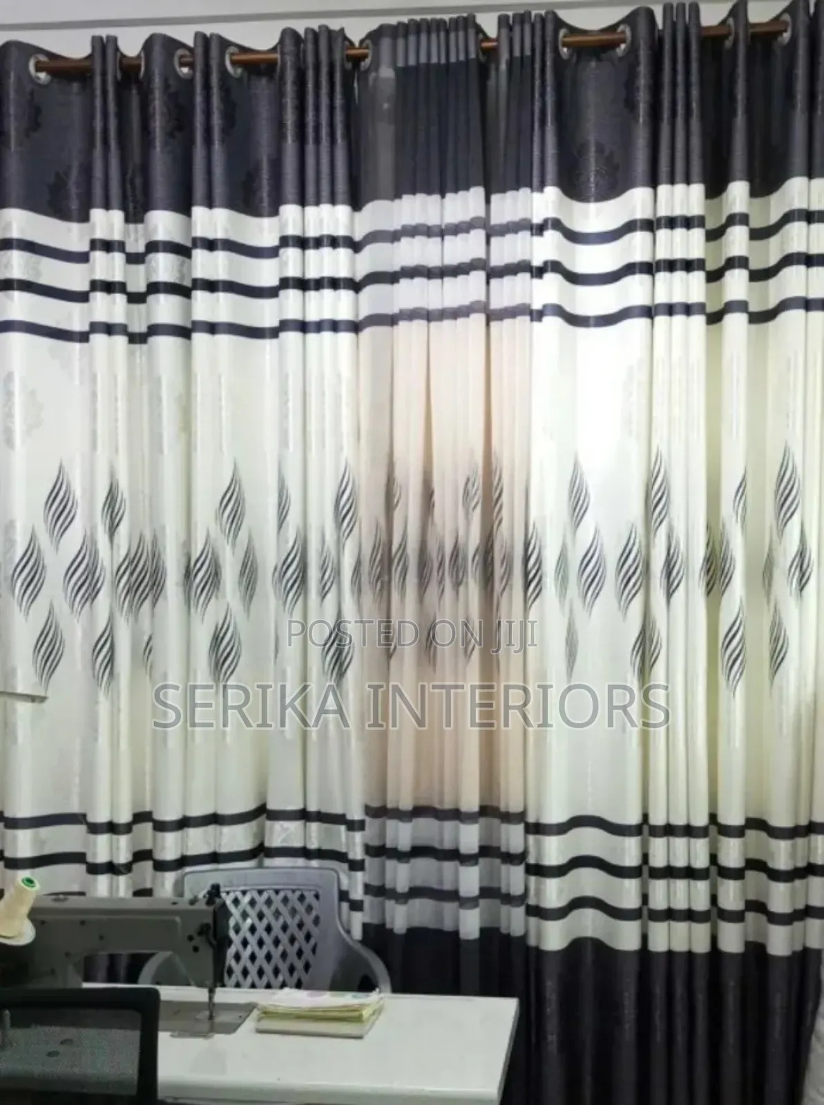 Black and White Curtains Curtains Environmental Friendly Robertson's