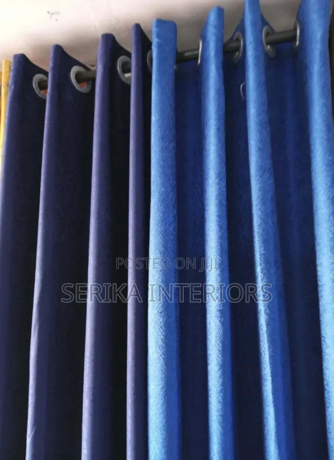 Quality Blue Themed Curtains Curtains Environmental Friendly Justice