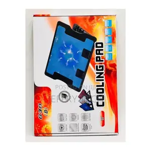 Laptop Cooler Pc-638b – 5 Silent Fans Adjustable Stand Usb 14 to 17 In