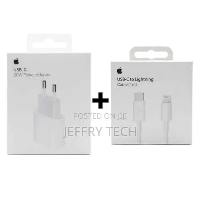 Apple iPhone Charger Kit (20w Adapter and 1m Cable)