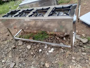 Four Burner Stainless Steel Cooker