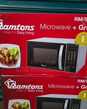 Ramtons Rm589 23l Microwave With Grill – Silver