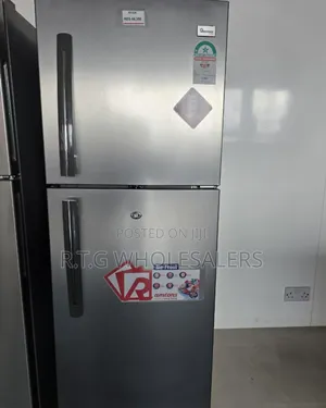 Ramtons Rf/239 196l No Frost Double Door Fridge – Silver